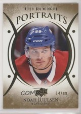2018-19 Upper Deck UD Portraits Rookies Gold Foil 14/99 Noah Juulsen #P-72 0b2i