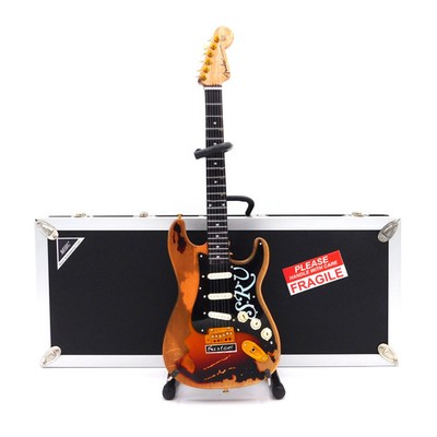 Axe Heaven Stevie Ray Vaughan SRV #1 Fender Stratocaster & Case Miniature Guitar