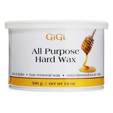 GiGi All Purpose Hard Wax Can 14oz For All Skin  Hair Strip Free Waxing 448466