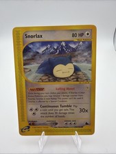 Snorlax 100/144 Skyridge 2003 E-Series E-Reader Pokémon Card TCG on eBay