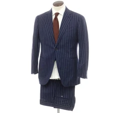 [SALE 10% OFF/No returns] [Used] STILE LATINO flannel wool striped 3 button