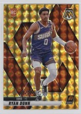 2024-25 Panini Mosaic Rookies Reactive Yellow Mosaic Prizm Ryan Dunn #233 15t1