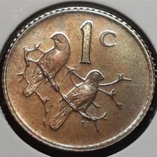 South Africa 1978 Proof 1-Cent Coin, Unused, Collectible