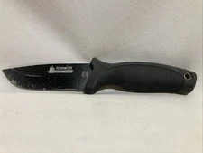 Outdoor Life Right On The Edge’ Fixed 4” Blade Hunting Skinning Knife - Black
