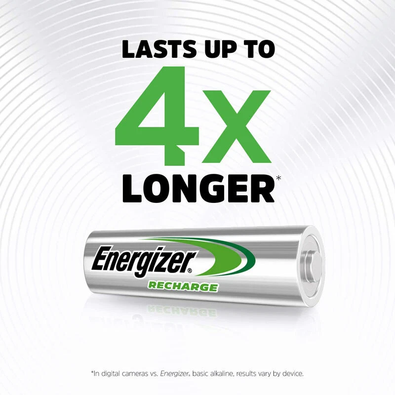 4 x Energizer Rechargeable AA batteries Accu Recharge Extreme NiMH 2300mAh HR6 - Image 4 of 4