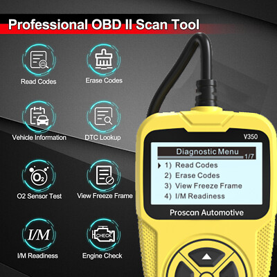 Ford Focus Auto Diagnose Code Leser Motor Fehler Zurücksetzen OBD2