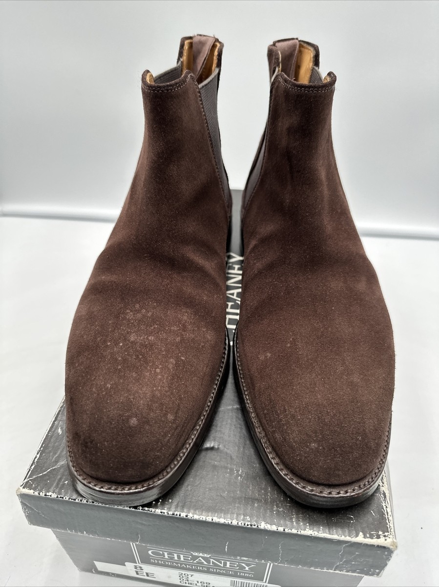 Suede Brown Godrey D Chelsea Boots Size 8 Mens Joseph Cheaney 