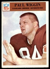 1966 PHILADELPHIA PAUL WIGGIN CLEVELAND BROWNS #51