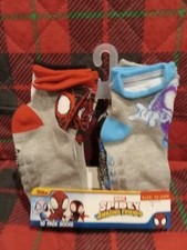 MARVEL SPIDEY AMAZING FRIENDS 10PK SOCKS SIZE 12-24M