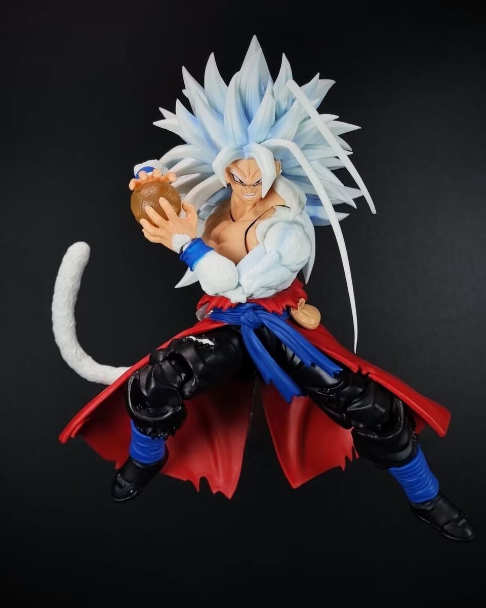 Kong Studio Dragon Ball Goku White SSJ5 Figuarts Brand New, SEALED