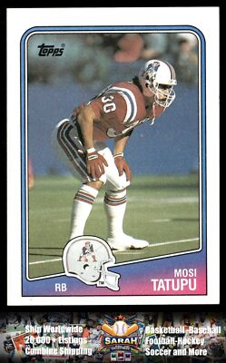 1988 Topps #179 Mosi Tatupu New England Patriots