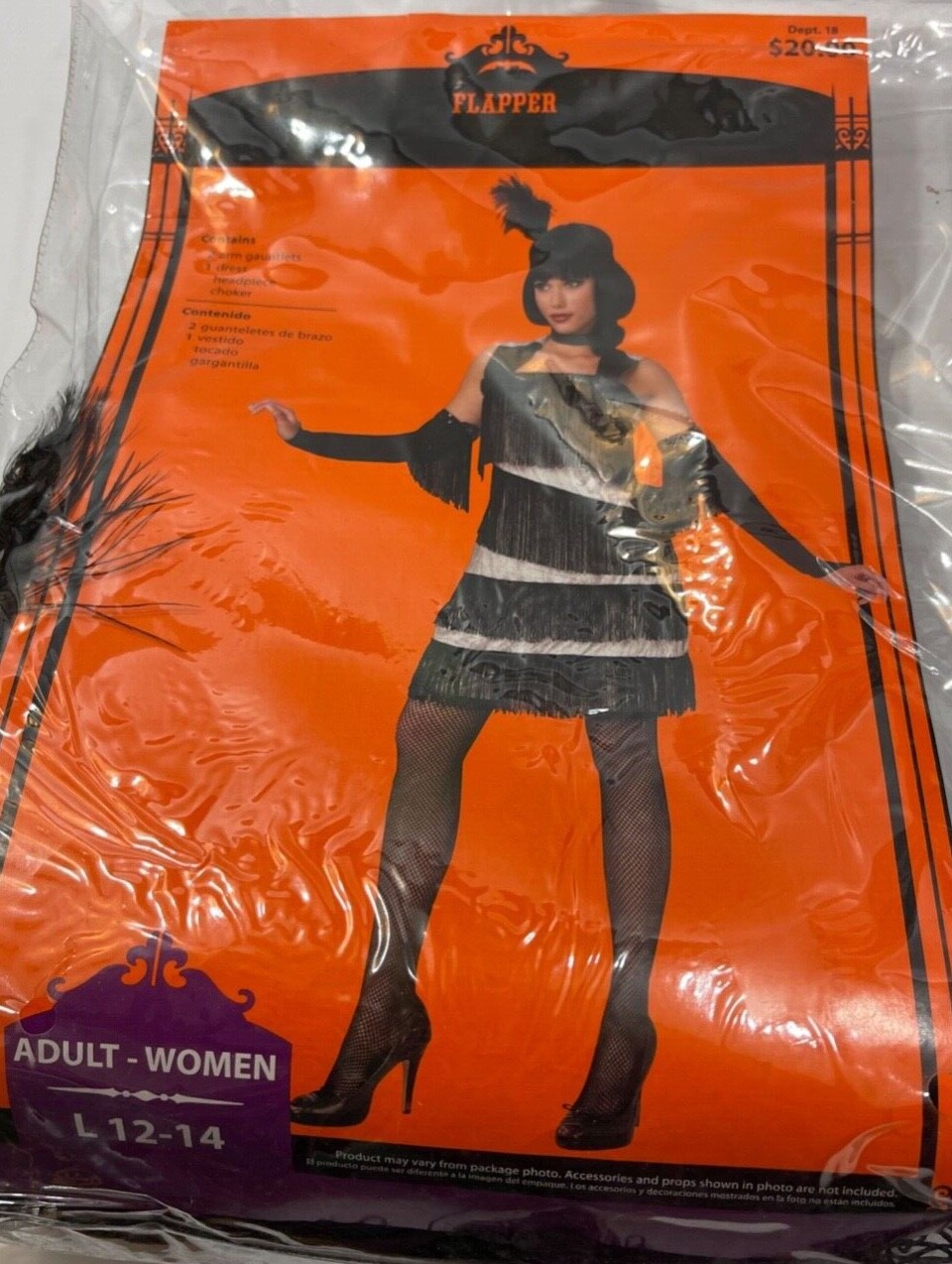 Halloween Costume Flapper Adult Women 1214 Gem