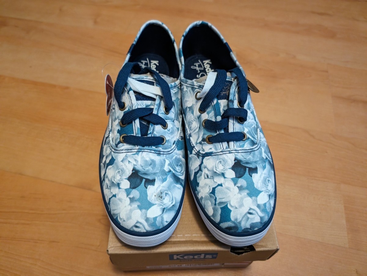 シューズ taylor NEW Keds x Taylor Swift TS Deep Blue Floral Midnights TTPD