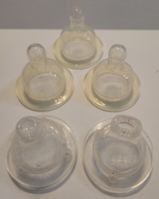 Dr Browns Anti Colic Level 1 Wide Fat Neck Nuby Lot Of 5