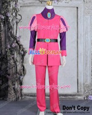Adventure Time Prince Gumball Cosplay Costume Pink Uniform Outfit Halloween H008