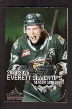 Everett Silvertips 2024-25 Pocket Schedule Mountain Pacific Bank WHL