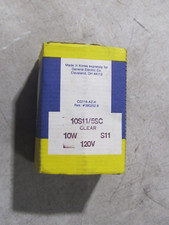 6 Pack - GE 10 watt 120 volt 10S11/5SC Railway Signal Lamp Bulb GE NEW