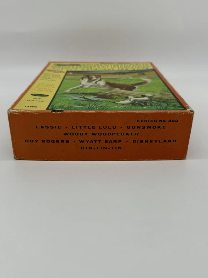 Rompecabezas Whitman Lassie Jr No. 302 USA COMPLETO ~ Gran Forma Foto 3 de 4