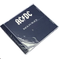 AC/DC Back in Black CD Classic Heavy Metal 1980 Rock & Roll Album 1980 10 Tracks
