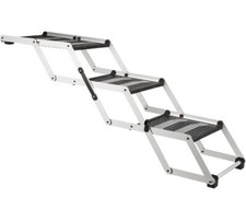 TRIXIE Heavy Duty Foldable 3-Step Pet Stairs, Pet Steps, Reaches 19.5 to 27.5 in