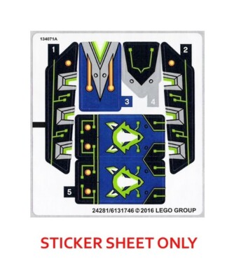 LEGO 70320 Nexo Knights Aaron Fox's Aero Striker V2 STICKER