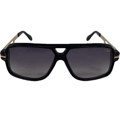 Sunglasses Cazal 6023/3 001 60 11 140 Black Gold Grey Gradient 100% Authentic