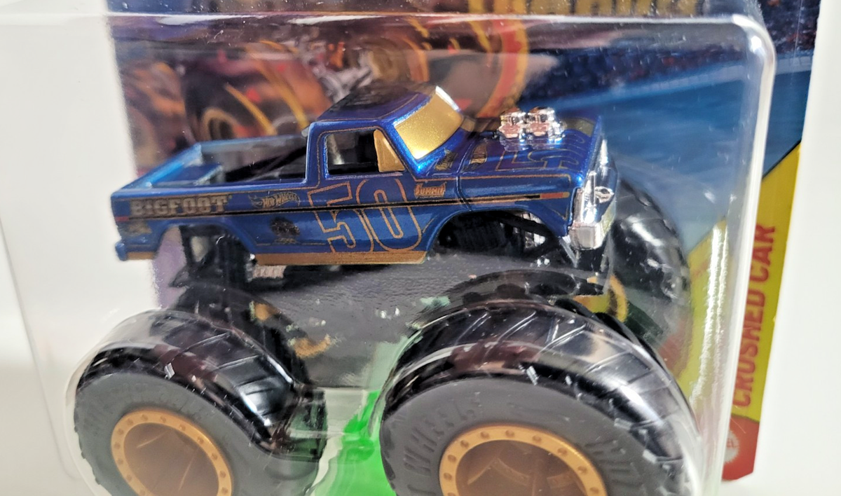 最終金額】トレジャーハント ホットウィール Ms.Bigfoot 水色