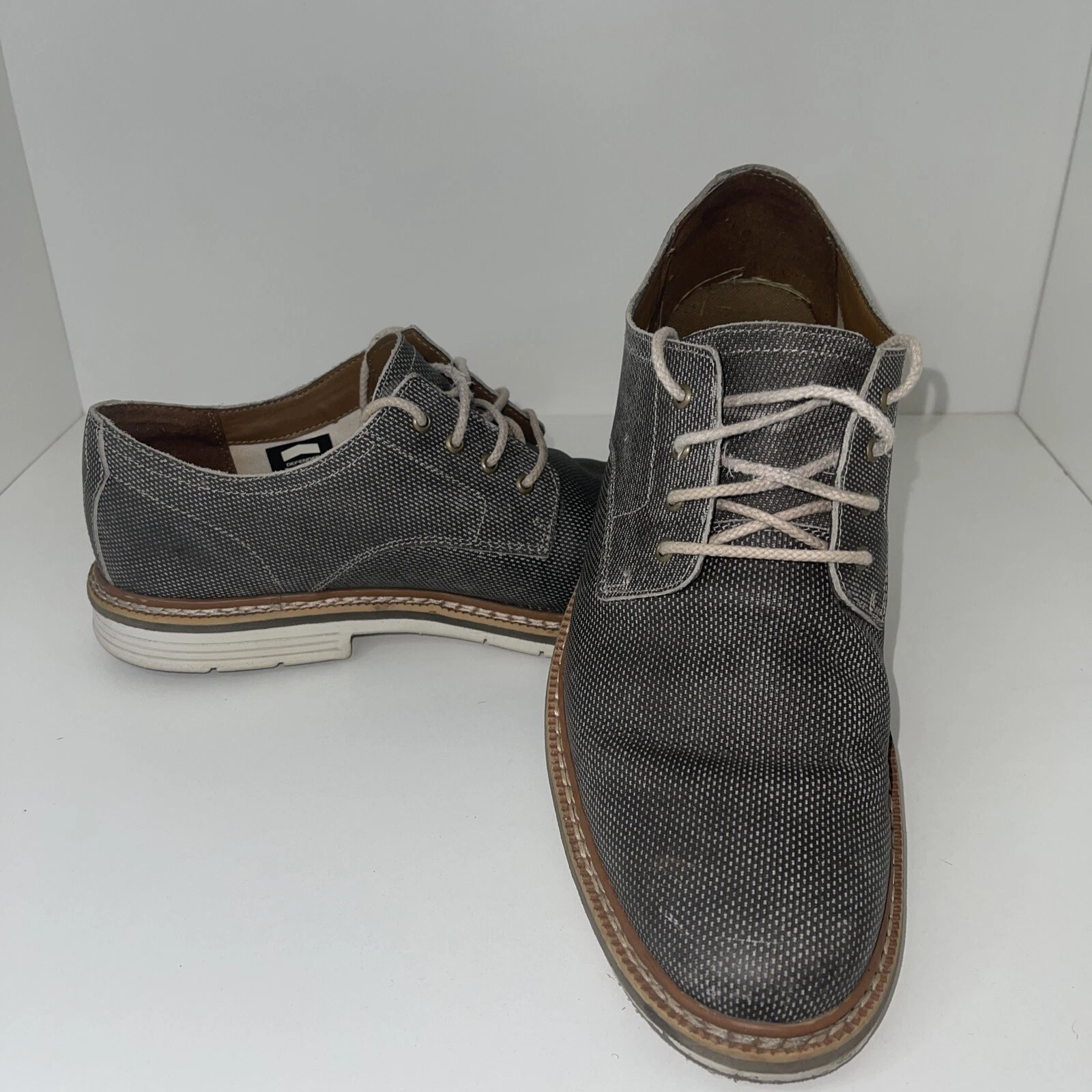 Scarpe Oxford grigie Timberland Naples Trail taglia 10 5 stampate in pelle nabuk