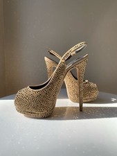 VICINI - GIUSEPPE ZANOTTI HIGH HEEL PUMP PLATFORM US 8.5/UK 6.5/EU 39