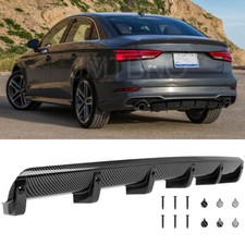 For Audi A3 S3 A4 S4 A5 A6 Carbon Rear Bumper...