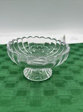 Pressed Glass Candy Dish Vintage