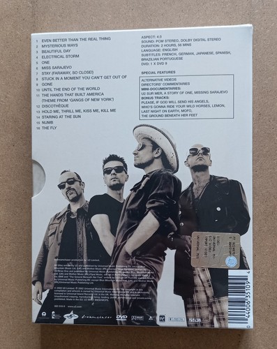 DVD U2 The Best Of 1990-2000 Europe Universal SIGILLATO Cofanetto - Picture 2 of 3
