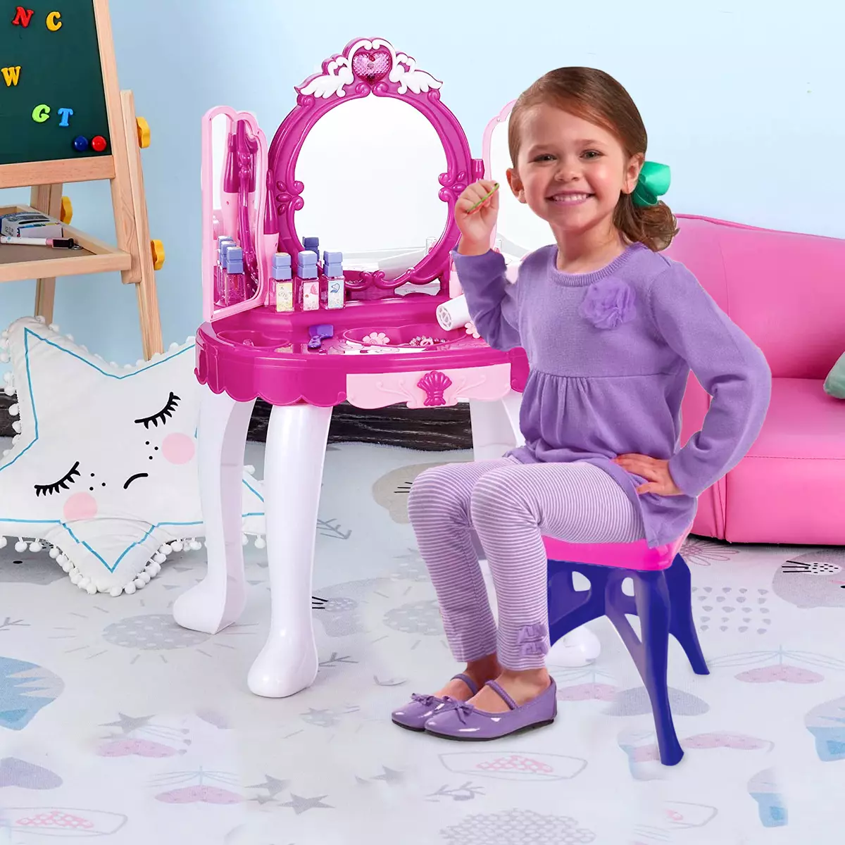 Children's play vanity set deals
