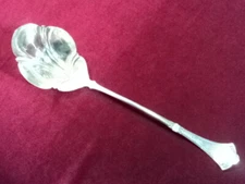 Silverplate Flatware Soup or Oyster Ladle 1895 Victorian Rogers Crown 12.5"