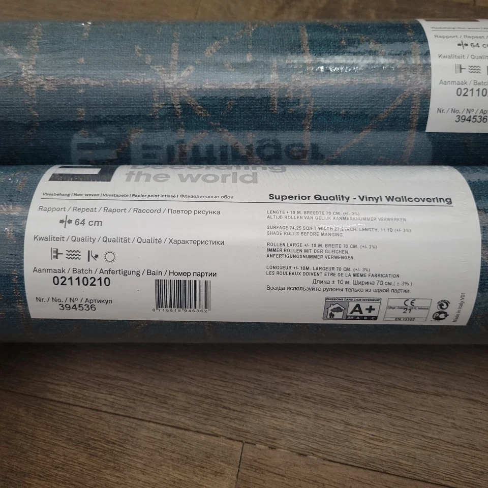 Papel pintado dorado topacio Eijffinger Brewster 394536 Foto 3 de 4