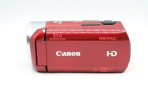 楽一番 Canon iVIS HF R32 レッド Amazon | Canon デジタルビデオカメラ iVIS HF R32 レッド 光学