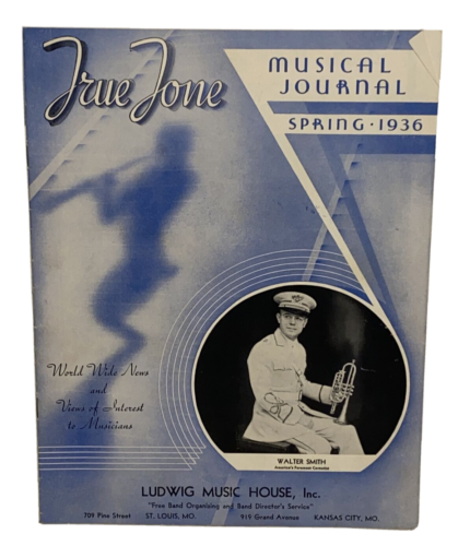 Vintage Frühling 1936 True Tone Musikjournal Broschüre Walter Smith Cover Foto - Bild 1 von 12