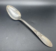 Vintage Wm Rogers Mfg Co Priscilla Lady Ann Silverplate Serving Spoon