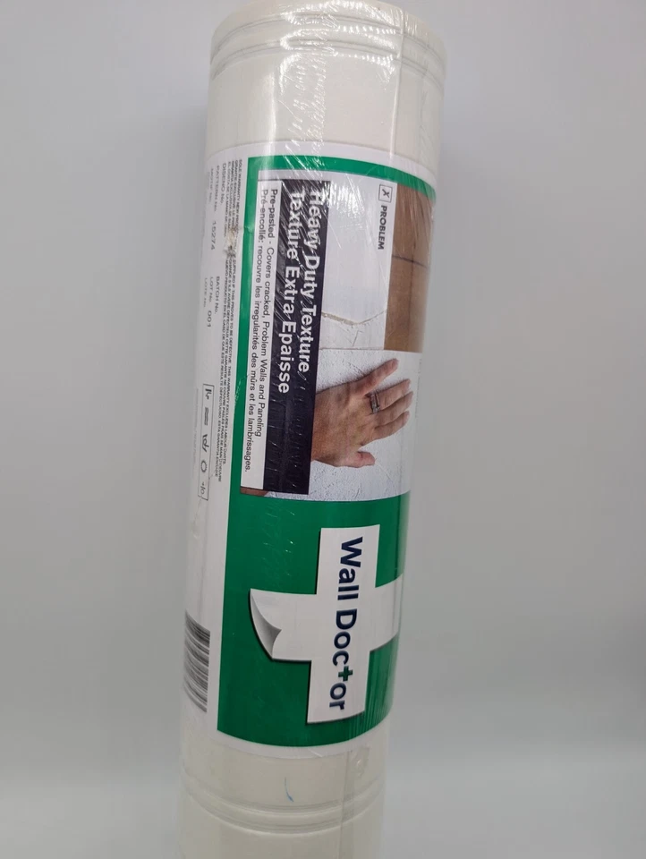 Graham & Brown Wall Doctor Heavy Duty Textured Wallpaper Roll Decor White - Image 2 of 3