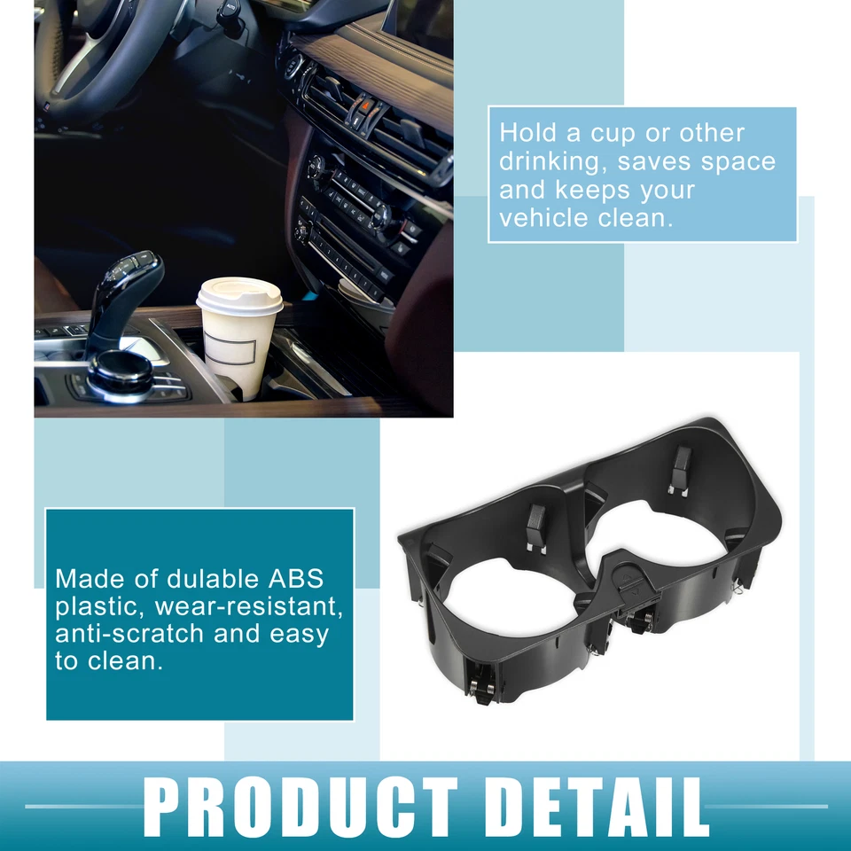 Pack de 1 para Mercedes-Benz S550 2007-13 Portavasos Coche Inserto Portavasos Foto 3 de 4