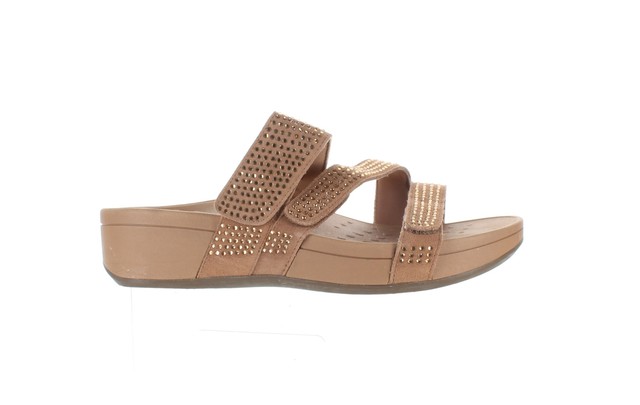 Vionic Alexis Macaroon Womens Sandals 10 Suede Platform Rhinestones NWB for sale online | eBay