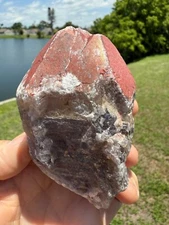 Auralite 23 Crystal Multi Red Cap from Canada 382 grams 4"