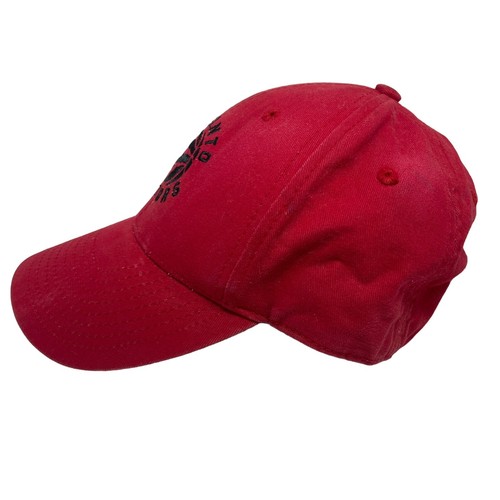 Toronto Raptors New Red Hat Black Logo Cap Adjustable Strapback Onesize Clean - Picture 2 of 6