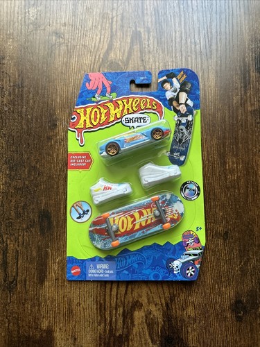Set De Juego Hot Wheels Furgoneta De Skate Con Tony Hawk - Incluye Fingerboard Exclusiva Y Zapatillas - Rampas Y Barandillas Desmontables, Modelo JGG91