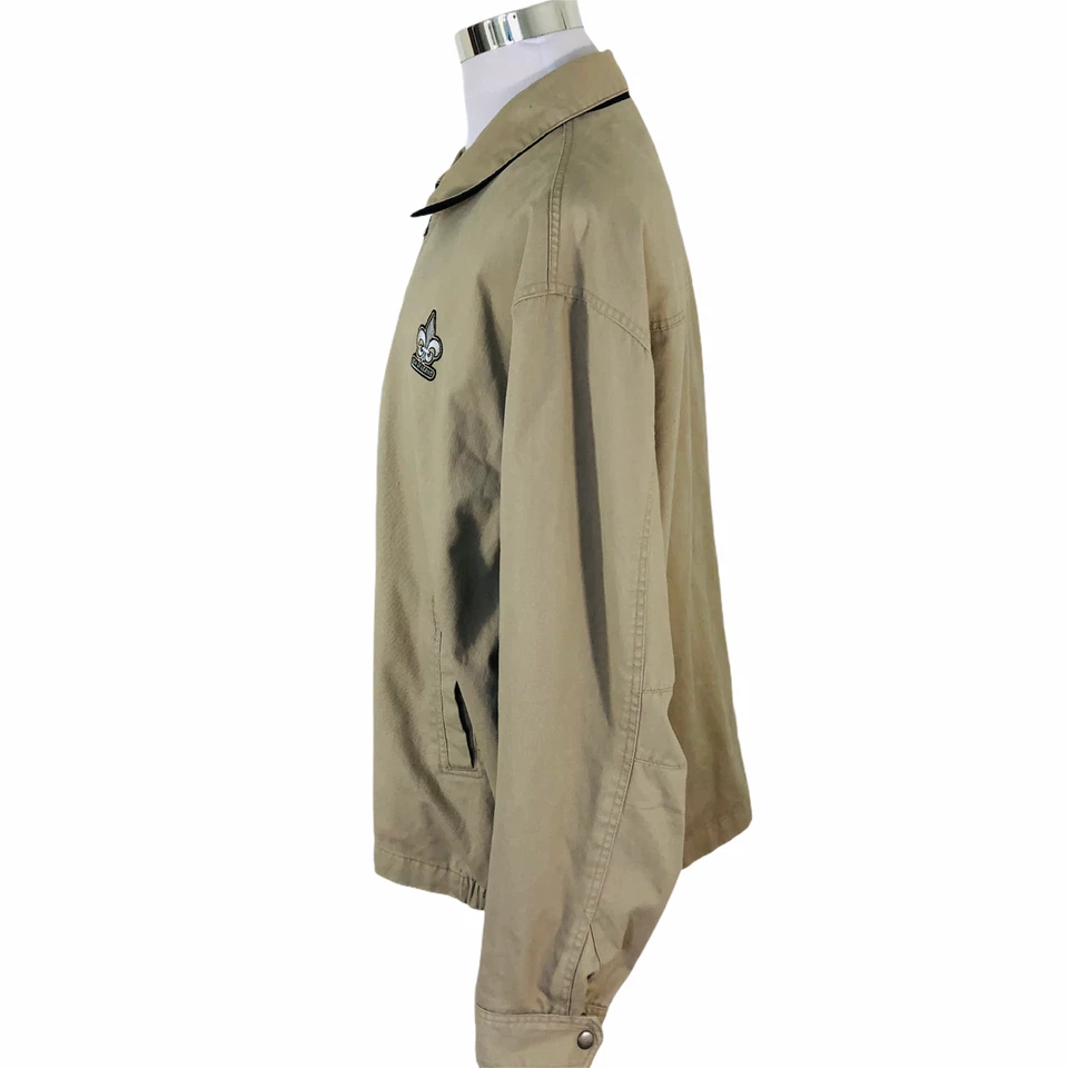 Vintage Devon Jones Mens 2XL New Orleans Bomber Jacket Logo - Image 4 of 4