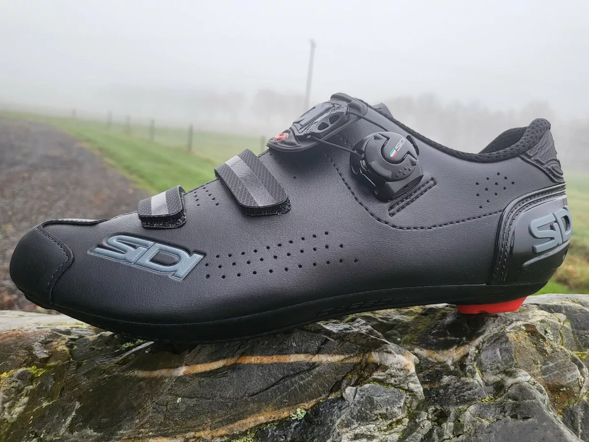 SIDI Alba 2 Road Bike Shoes Black-Black Carbon Sole TECNO-3 Twist