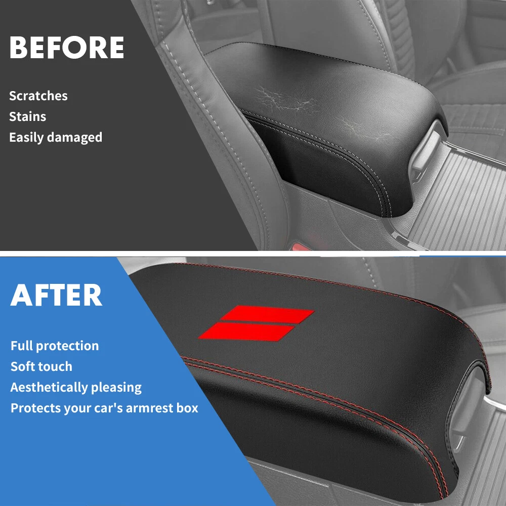Fits For 2011 2023 Dodge Charger Leather Center Console Lid
