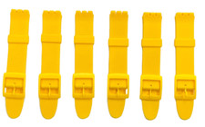 Swatch Replacement Plastic PVC Watch Band Flat Plain without Pins 17mm