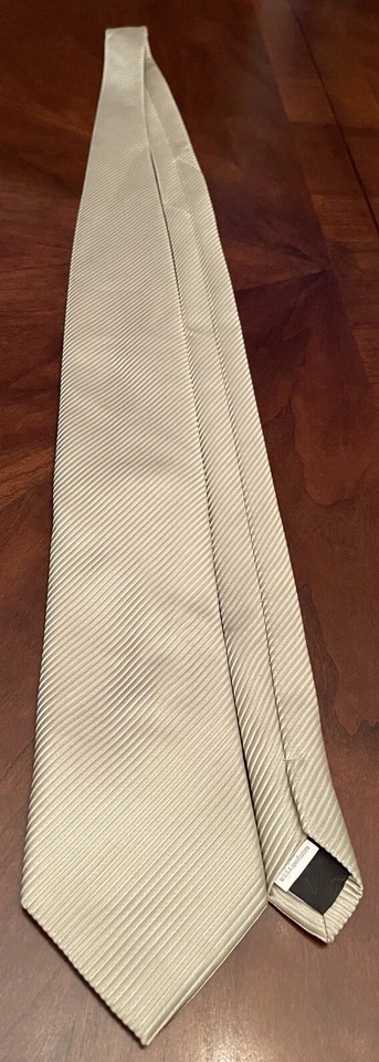 Corbata de cuello Vesuvio Napoli en Italia verde 100 % poliéster para hombre Foto 3 de 4