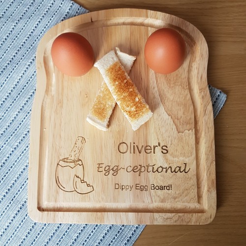 Personalised Egg-ceptional Dippy Egg Cup Breakfast Board, Funny Gift for him/her - Picture 30 of 44